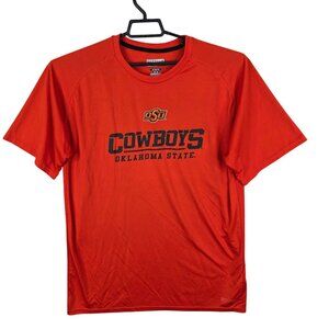 Mens Section 101 Majestic Oklahoma State Cowboys Orange T Shirt Short Sleeve XL